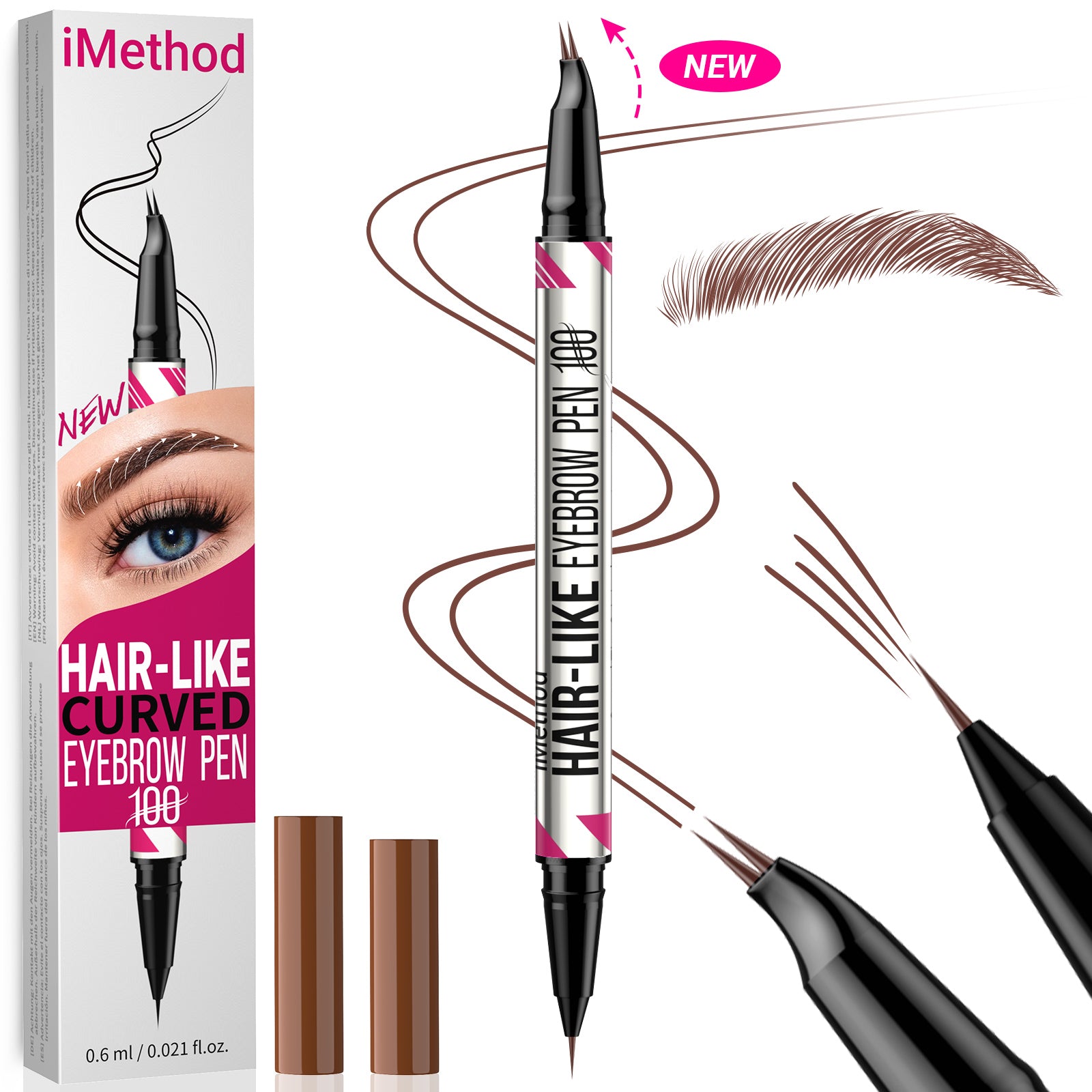 iMethod 2-in-1 Curved Eyebrow Pen