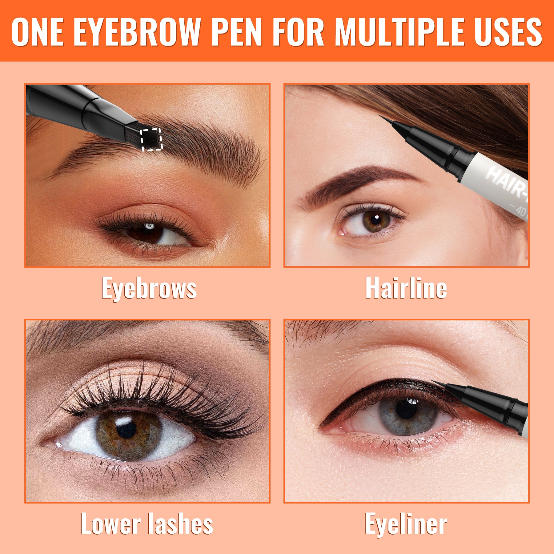 iMethod 2-in-1 Microblading Eyebrow Pen with Square Brush