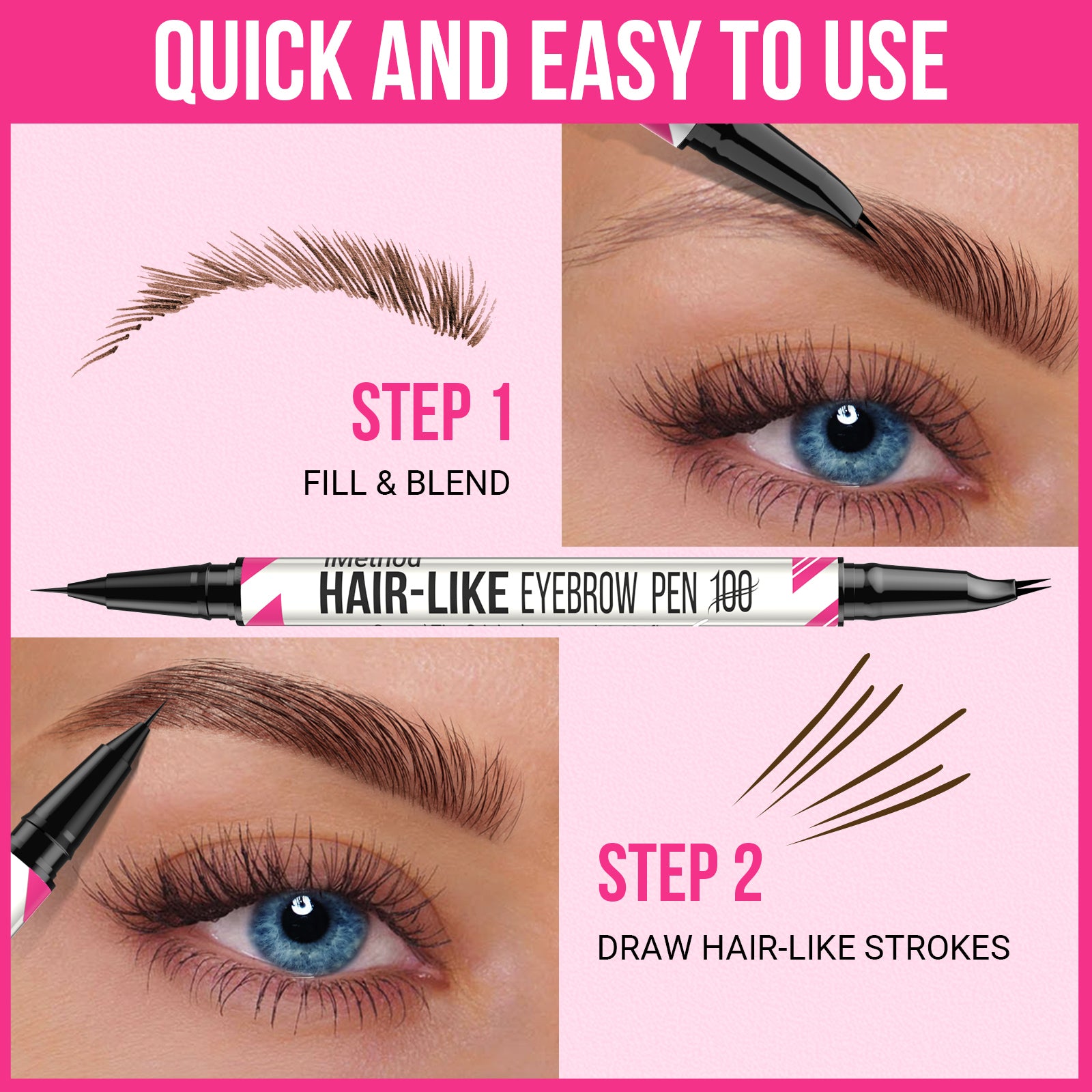 iMethod 2-in-1 Curved Eyebrow Pen