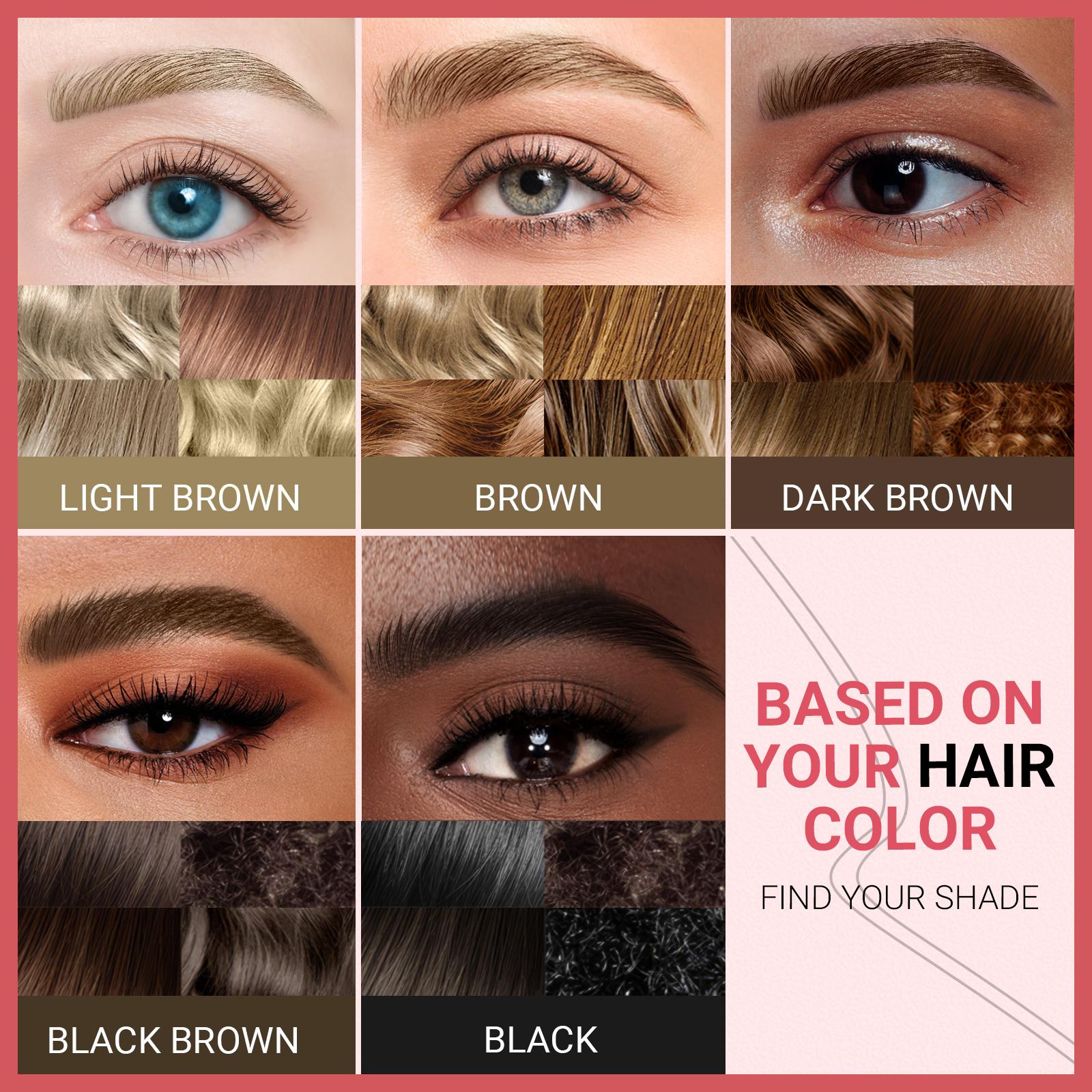 iMethod Curved Eyebrow Pen - Eyebrow Pencil, Brow Pencil 2-in-1 Dual-Ended Microblading Eyebrow Pen