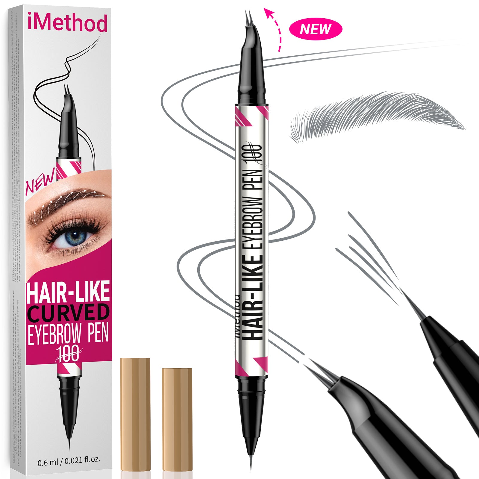 iMethod 2-in-1 Curved Eyebrow Pen