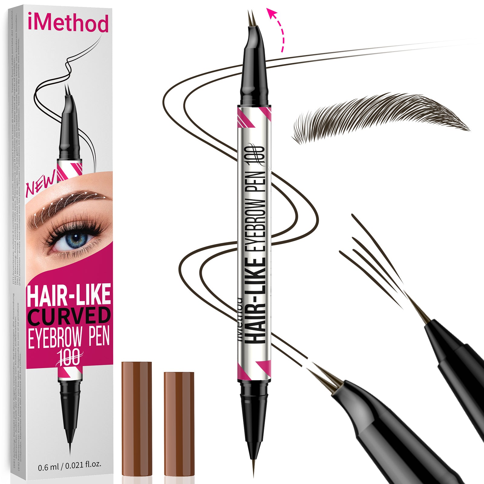 iMethod 2-in-1 Curved Eyebrow Pen