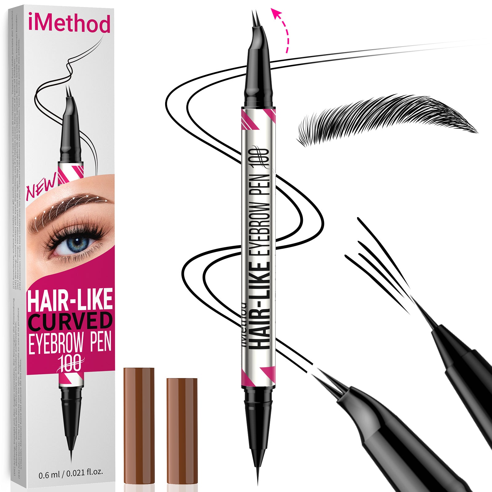 iMethod 2-in-1 Curved Eyebrow Pen