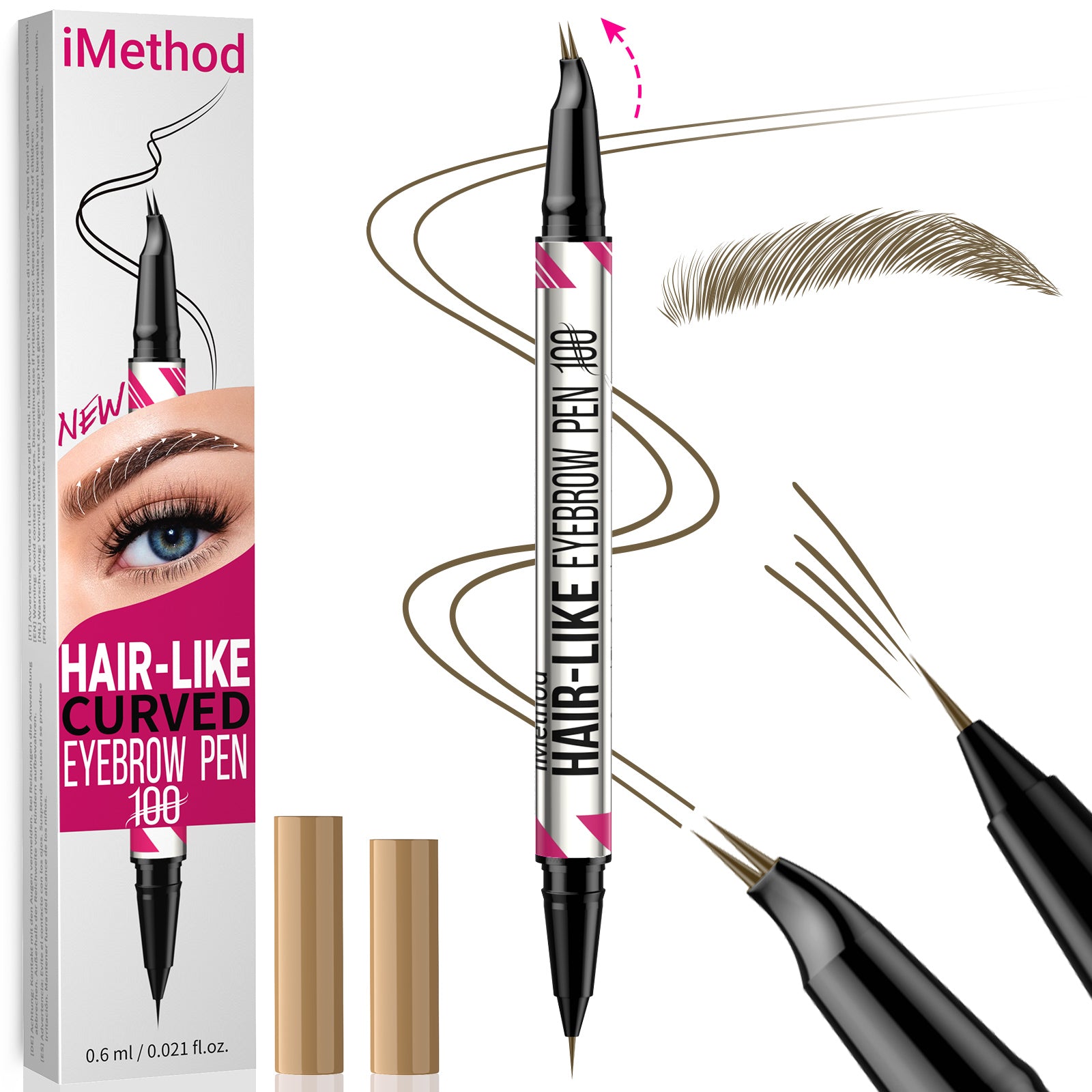 iMethod 2-in-1 Curved Eyebrow Pen