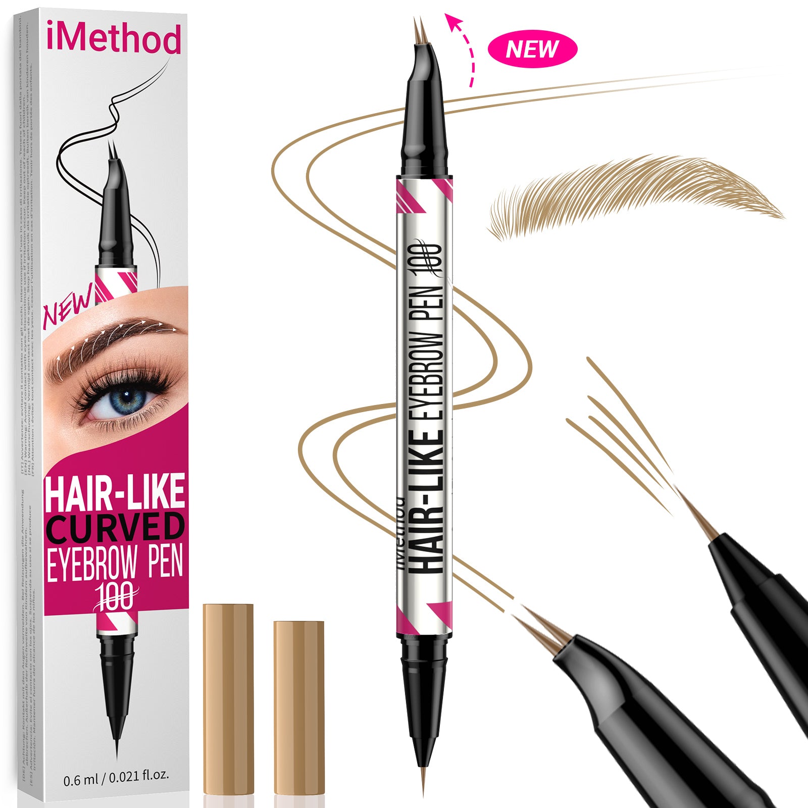 iMethod 2-in-1 Curved Eyebrow Pen