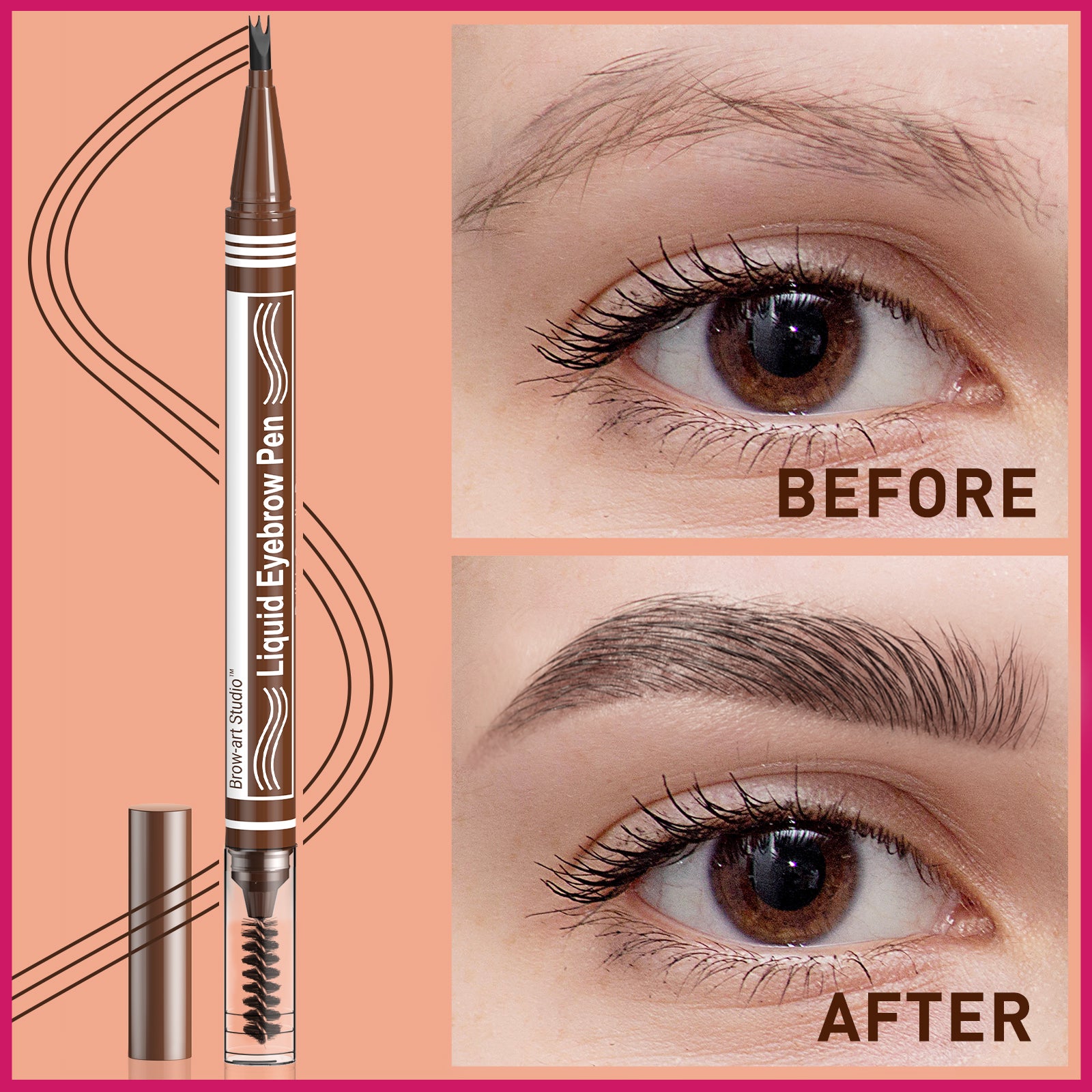 iMethod 2-in-1 Liquid Eyebrow Pen & Spoolie Brush