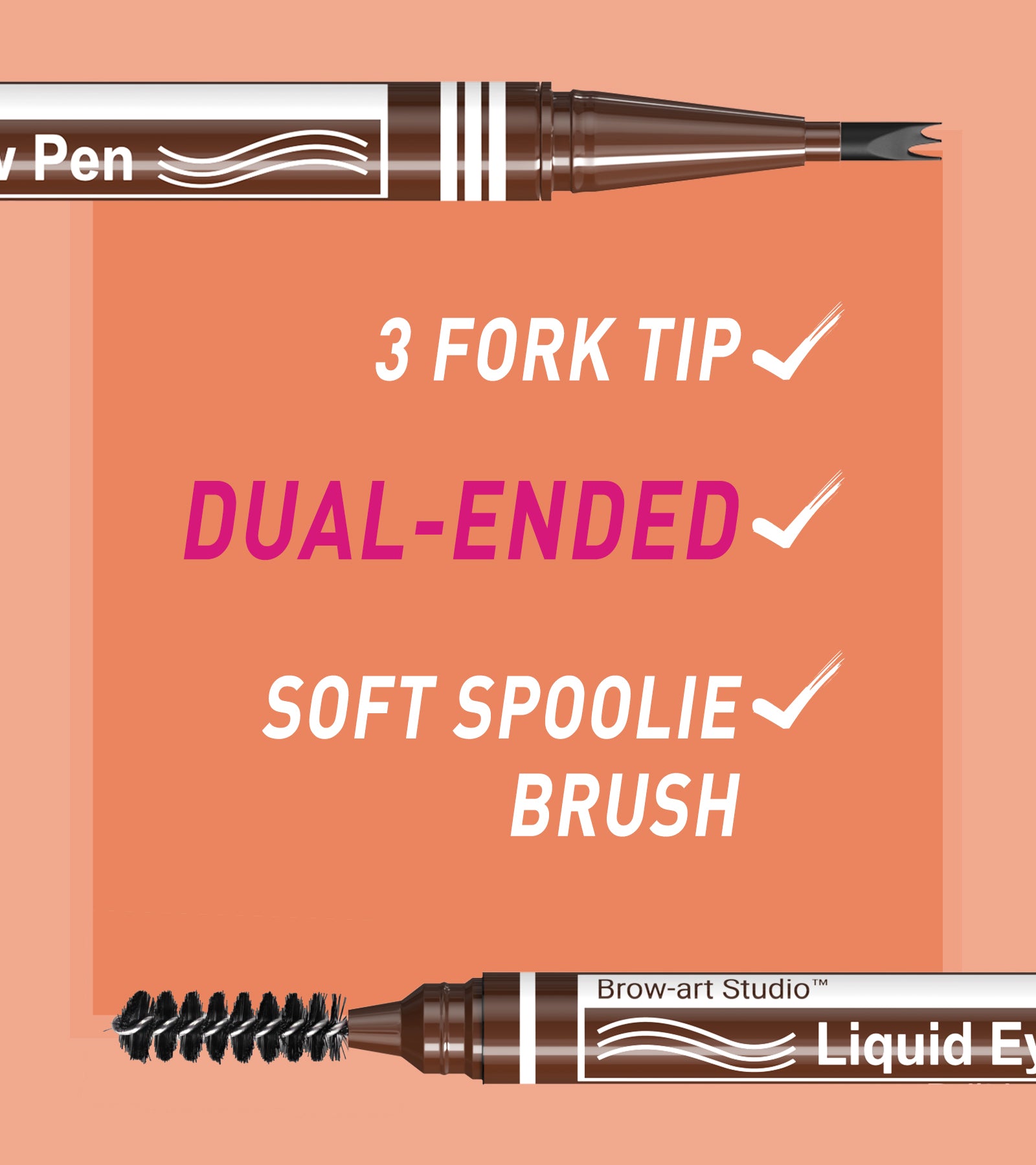 iMethod 2-in-1 Liquid Eyebrow Pen & Spoolie Brush