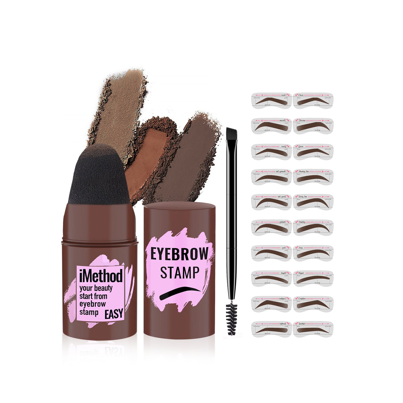 iMethod Eyebrow Stamp & Eyebrow Stencils Kit