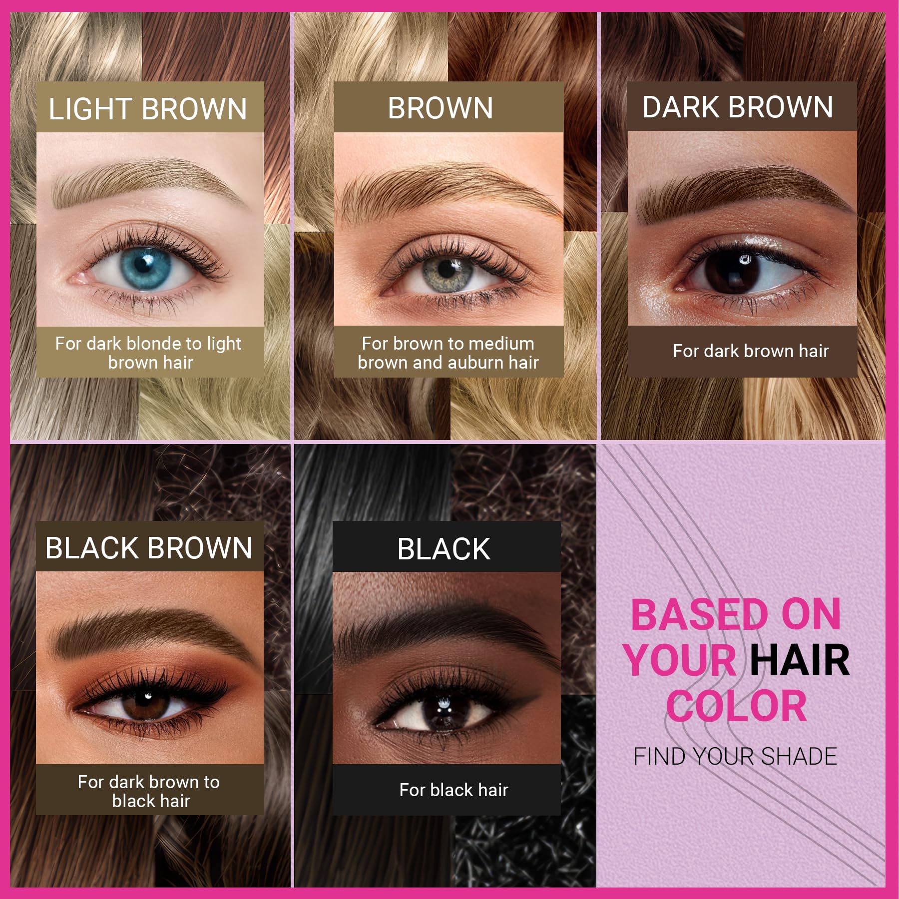 iMethod Eyebrow Pen - Eyebrow Pencil Magic 2-in-1 Eye Brow Pencils for Women