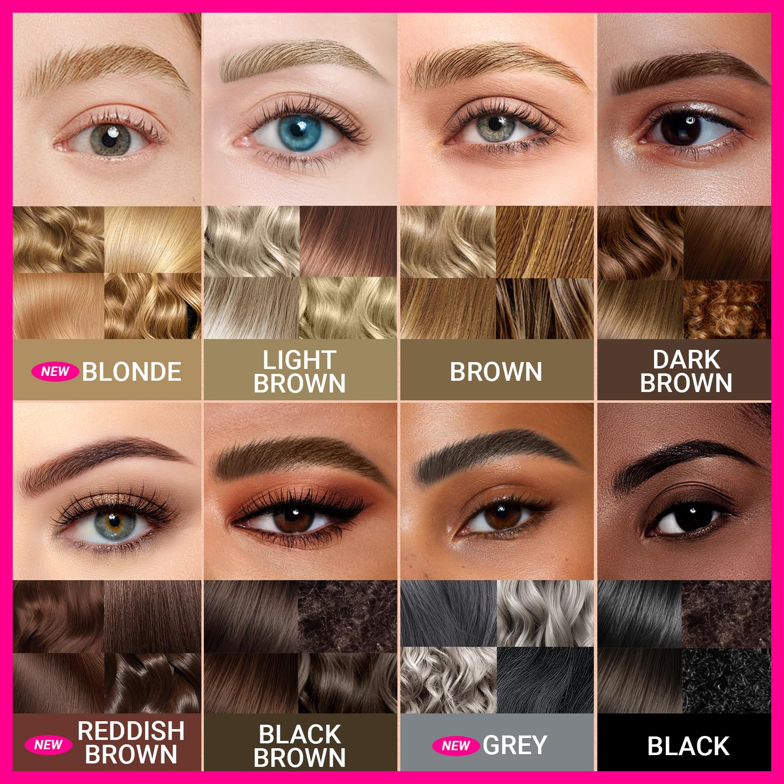 iMethod Curved Eyebrow Pen - Eyebrow Pencil 2-in-1 Dual-Ended Eyebrow Pen with Curved Tip and Precise Brush-Tip
