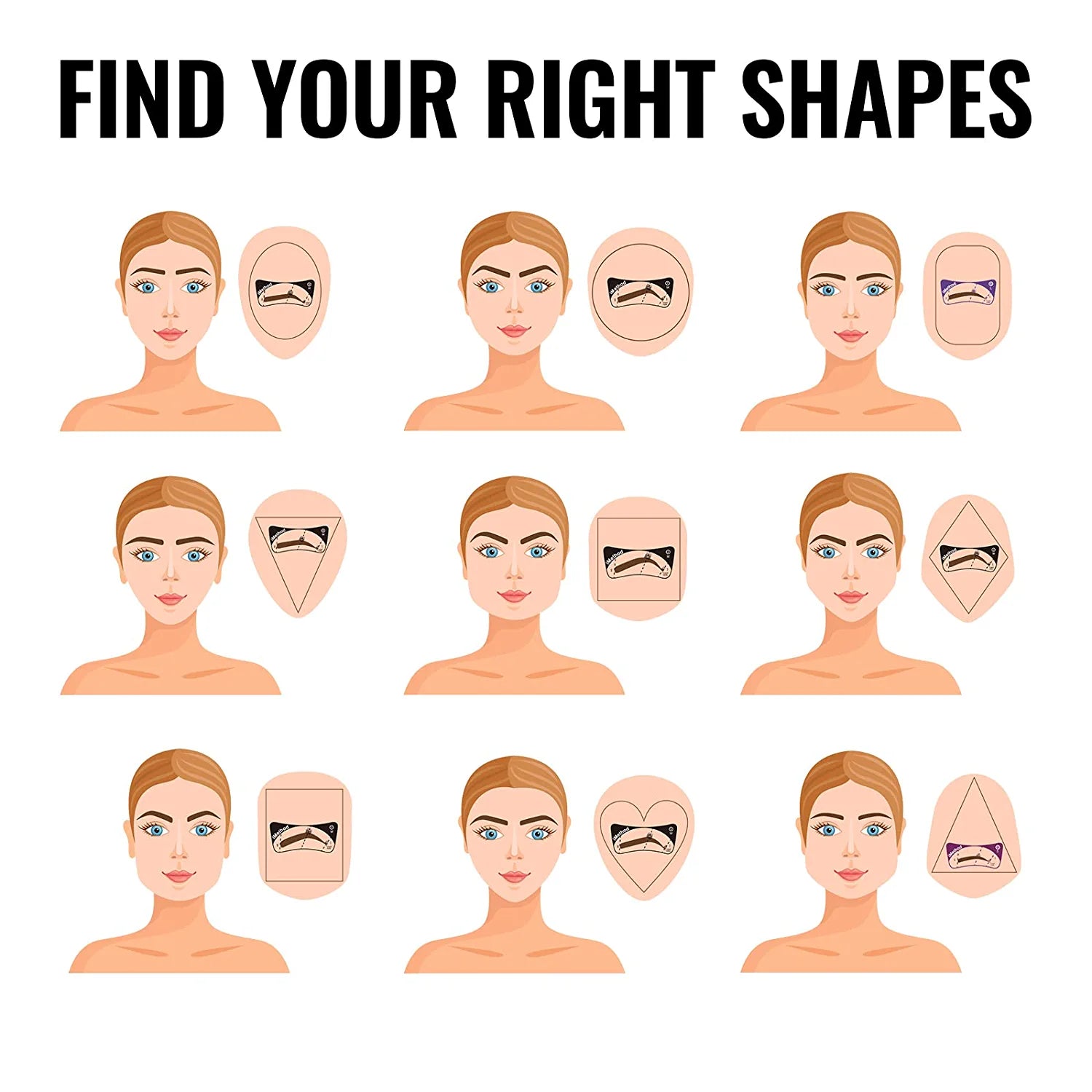Eyebrow Stencils